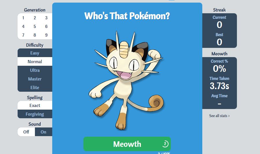 Who's That Pokémon