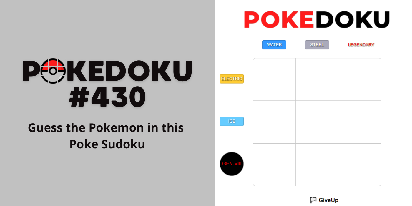 Pokedoku Archive: 2024-09-14 #430